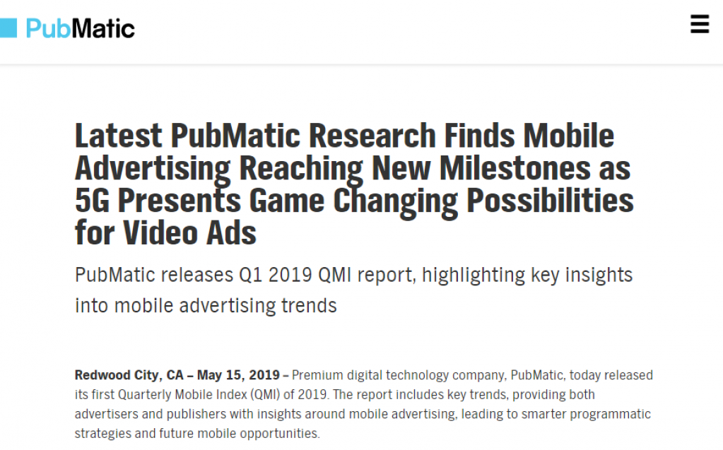 2019年末までに動画広告の優先プラットフォームとなるモバイル