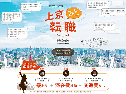 上京ふらっと転職ランディングページ