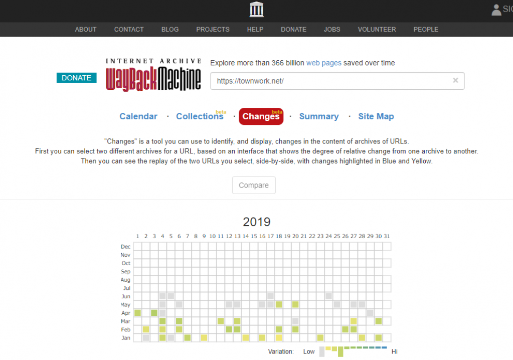 Wayback Machine、競合サイトが”いつ”＆”どのくらい”の変更したか検証可能に(β版)